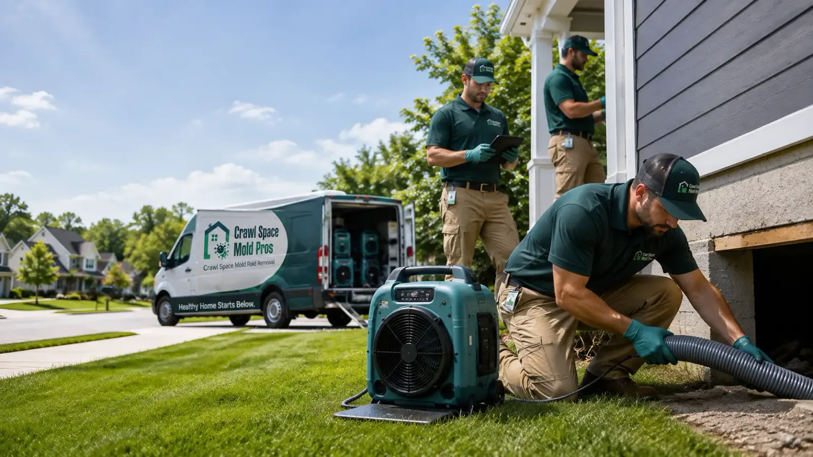Crawl Space Mold Removal in Worthington, PA